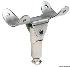 Scalmo ottone cromato per