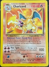 Charizard - 3/110 (WotC Legendary Collection) - Deck Exclusives - Near Mint