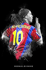 Poster ronaldinho calciatore - ronaldinho,,