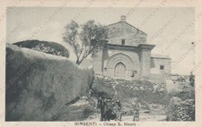 Girgenti Chiesa S. Nicolò ANIMATA CARRETTO Agrigento Cartolina