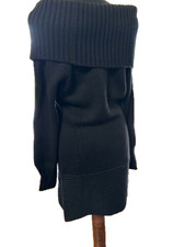 Abito in maglia/ maxi maglia spalle scese tg. unica