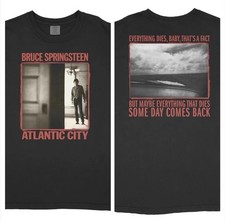 Maglietta Bruce Springsteen Atlantic City Everything Dies Baby That's A Fact