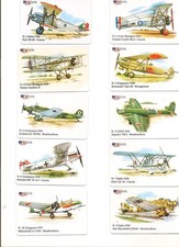 Schede telefoniche ATW serie aerei storici della 2° Guerra Mondiale