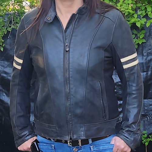 Giacca donna moto indiana - , in
