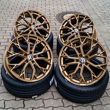 Cerchi in lega da 19 pollici RW03 per VW Golf 8 8R GTI GTD Clubsport 7R 7 T ROC R bronzo
