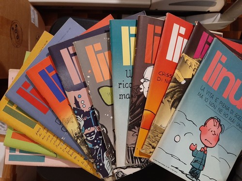 Rivista fumetti linus - rivista,