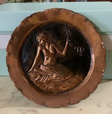 vintage copper wall plate
