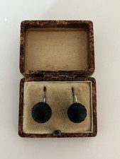 Orecchini Antichi Argento Giaietto 