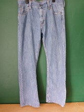 Jeans uomo Levi 506 W32 L30 blu gamba dritta