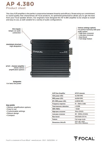 Focal 380 amplificatore 4 - a,