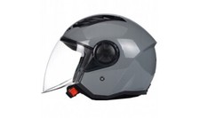 Casco jet con visiera LS2 OF616 Airflow II moto scooter grigio lucido E2206