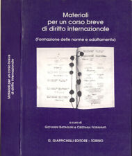 Materiali per un corso breve di diritto internazionale. ( Formazione delle norme