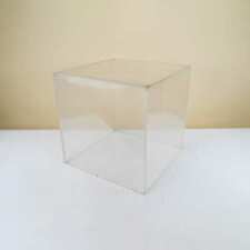 TECA CUBO IN PLEXIGLASS TRASPARENTE