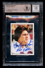 Dan Hampton #195 signed auto