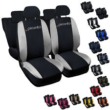 COPRISEDILI AUTO COMPATIBILI CON PICANTO MADE IN ITALY SET COMPLETO VARI COLORI