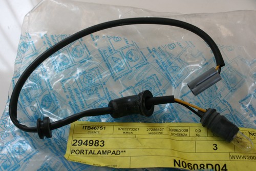 Portalampada luce targa