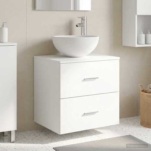 Mobiletto con lavabo parete - con, a