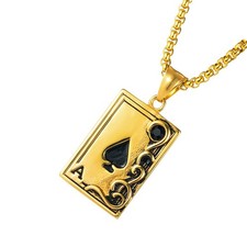  Collanina Maschio Catenina Acciaio Inossidabile Collana Alla Moda