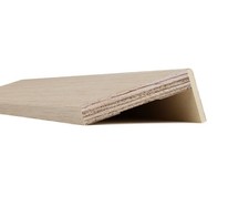 Coprifilo Noce Tanganika Piatta Con Aletta Impiallacciata mm 70 x 10 x 2250-3000