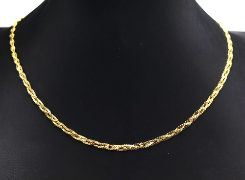 Collier maglia piatta