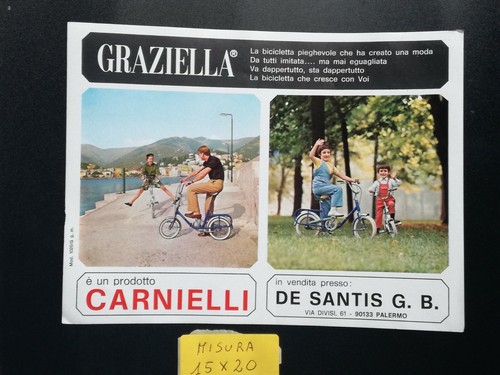 Depliant pubblicità graziella - pubblicità,