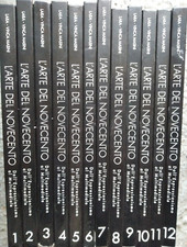 LOTTO COMPLETO IN 12 VOLUMI "L' ARTE DEL NOVECENTO" -GIUNTI / GRUPPO L' ESPRESSO