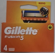 LAMETTE GILLETTE FUSION LAME RICAMBIO RICARICHE RASOIO CONF. 4 PEZZI ORIGINALI