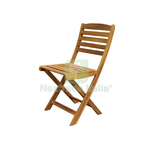 2pz sedia legno - legno, pieghevole
