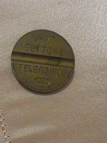 Gettone telefonico 7604 - 7604, raro
