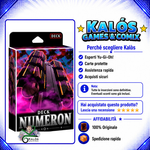 Yugioh mazzo deck numeron - deck,