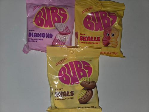 Bubs swedish candy pack sour - bubs,