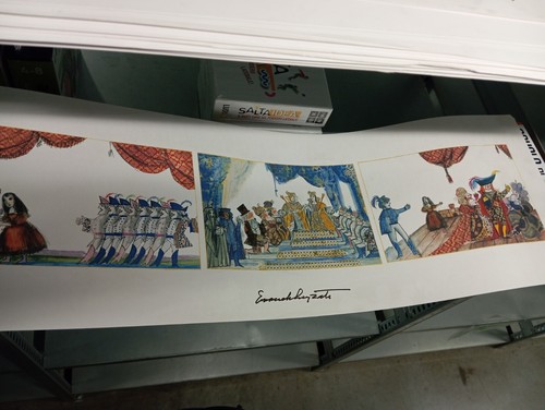 Poster stampa emanuele luzzati - poster,
