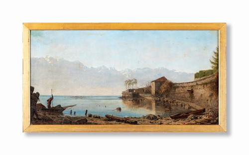 Dipinto olio tela guglielmo - su,