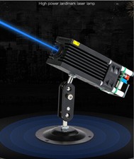 Luce laser blu punto di