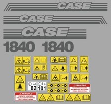 Case 1840 decalcomanie adesivi kit Completo