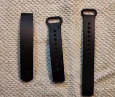 Cinturino nero in silicone per