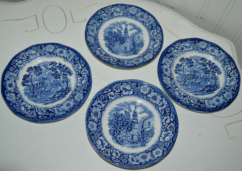 Vtg liberty blu piatti 2 - liberty,