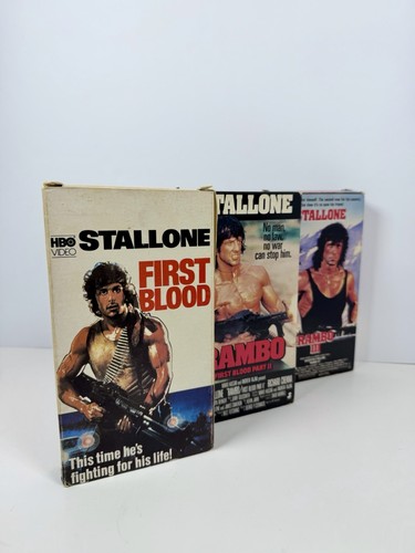 Rambo vhs lot first - lot,