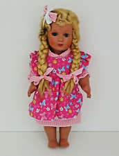 Bambola in Gesso o Cartapesta Anni 40 Vintage Vecchia in Buono Stato Alta 42 cm