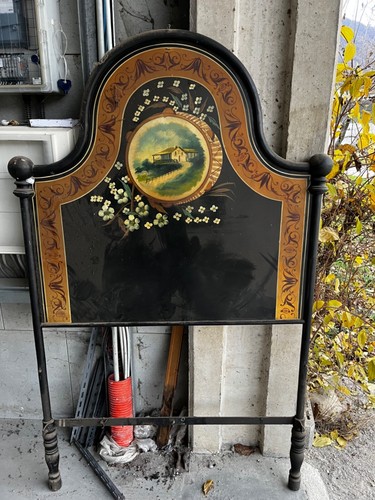 Letto antico ferro battuto - antico,