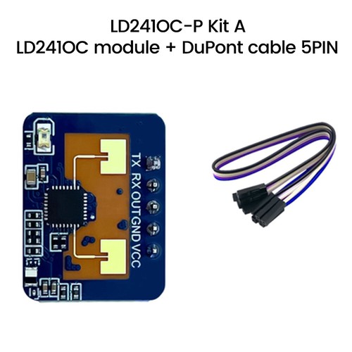 Hlk ld2410c dc5v 24g - hlk-ld2410c, sensore