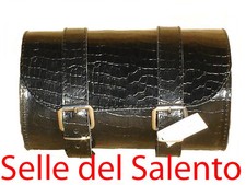 Borsa moto custom Portaattrezzi BARILOTTO pelle stampata chopper intruder Bobber