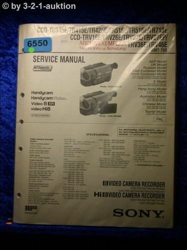 Manuale servizio sony - servizio, ccd