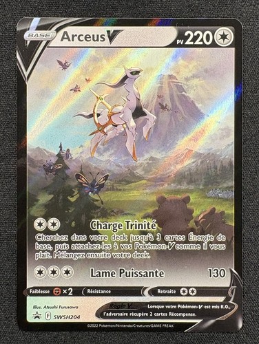 Carte pokémon arceus v - carte,