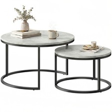 HOMCOM Set 2 Tavolini