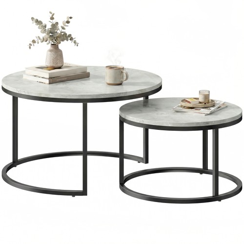 Homcom set tavolini - set, 2