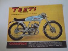 advertising Pubblicità 1971 MOTO TESTI CHAMPION 50