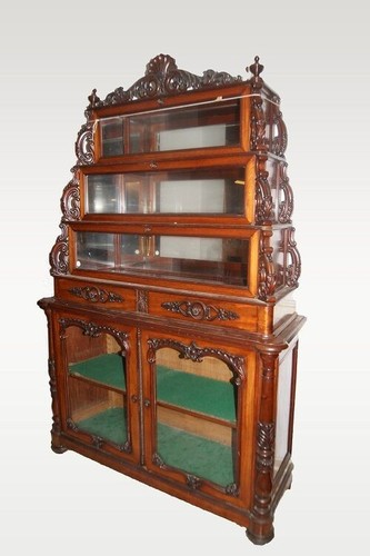 Credenza doppio corpo francese