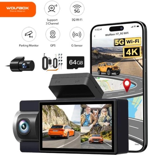 Wolfbox i17 dashcam - dashcam, 3
