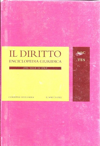 Diritto enciclopedia - diritto,